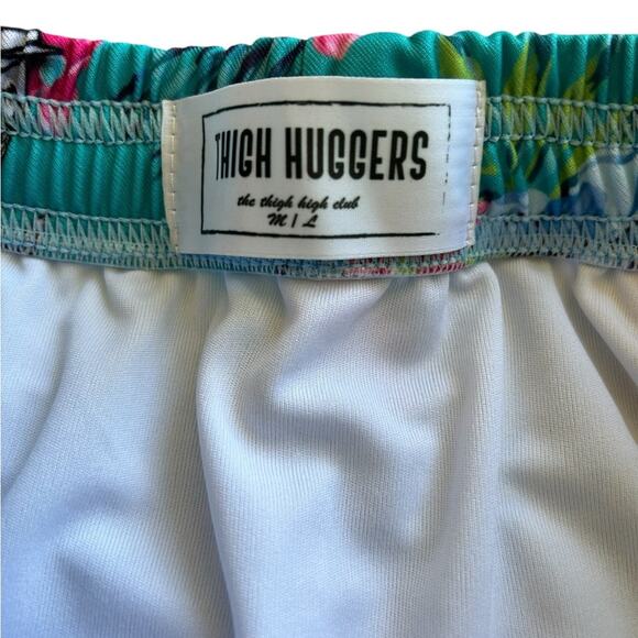 Thigh hugger lifting tropical women riding rockets shorts M/L - Picture 4 of 5